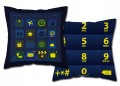 POSZEWKA bawełniana TELEFON 40x40 cm ŚWIECĄCA