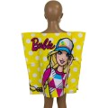 RĘCZNIK PONCHO 50x100 BARBIE