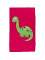 RĘCZNIK ręczniczek do rąk DINOZAUR 30x50 z zawieszką i miejscem na podpis