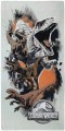 RĘCZNIK bawełniany dziecięcy DINOZAUR 70x140 cm JURASSIC WORLD PARK