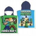 RĘCZNIK PONCHO 50x100 MINECRAFT