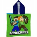 RĘCZNIK PONCHO 50x100 MINECRAFT