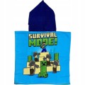 RĘCZNIK PONCHO 50x100 MINECRAFT