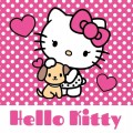 MAGICZNY RĘCZNIK HELLO KITTY 30x30 cm