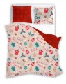 POŚCIEL bawełniana ŚWIĄTECZNA BOMBKI 220x200 + 2x 70x80 komplet 3 częściowy