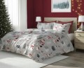 POŚCIEL bawełniana ŚWIĄTECZNA 220x200 + 2x 70x80 komplet 3 częściowy