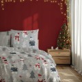 POŚCIEL bawełniana ŚWIĄTECZNA 220x200 + 2x 70x80 komplet 3 częściowy