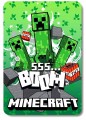 KOC POLAROWY MINECRAFT 140X100 CREEPER KOCYK DZIECIĘCY PLED POLAR