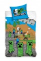 POŚCIEL bawełniana MINECRAFT 140x200 ORYGINALNA