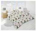 POŚCIEL bawełniana ŚWIĄTECZNA 140x200 + 70x90 choinki pierniki ozdoby