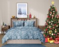 POŚCIEL bawełniana ŚWIĄTECZNA 160x200 + 2 poszewki