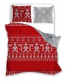 POŚCIEL bawełniana ŚWIĄTECZNA CIASTEK 160x200 2x 70x80 komplet 3 częściowy