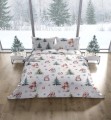 POŚCIEL bawełniana ŚWIĄTECZNA 140x200 70x90 choinki bałwany misie pingwiny