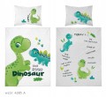POŚCIEL dziecięca DINOZAUR 100x135 niemowlęca