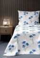 POŚCIEL bawełniana KWIATY CHABRY 220x200 3-część
