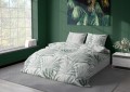 POŚCIEL bawełniana PALMY LIŚCIE 220x200 + 2x 70x80 cm komplet 3 częściowy