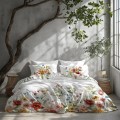 Pościel satynowa luksusowa 140x200 + 70x90 cm Nobile 100% bawełna