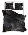 Pościel satynowa luksusowa 140x200 + 70x90 cm Nobile 100% bawełna