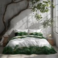 Pościel satynowa luksusowa 140x200 + 70x90 cm Nobile 100% bawełna