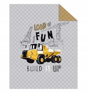 NARZUTA na łóżko PIKOWANA BUDOWA MASZYNY 170X210