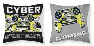 POSZEWKA na poduszkę GAMING 40x40 cm GRACZ PAD