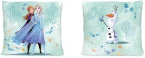 POSZEWKA pluszowa dekoracyjna na poduszkę FROZEN 40x40 WELWET Kraina lodu