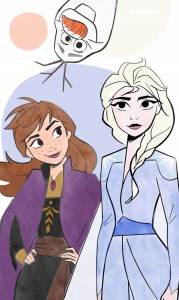 RĘCZNIK ręczniczek do rąk FROZEN Kraina lodu 30x50