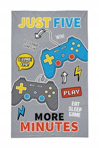 RĘCZNIK ręczniczek z ZAWIESZKĄ GAMER PAD 30x50 cm