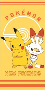 RĘCZNIK bawełniany POKEMON 70x140 cm PIKACHU