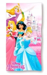 RĘCZNIK szybkoschnący PRINCESS 70x140 cm Księżniczki