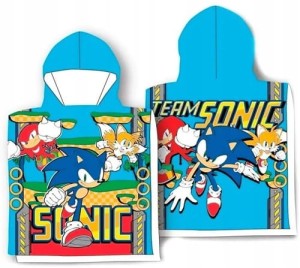 RĘCZNIK PONCHO 55x110 cm JEŻ SONIC