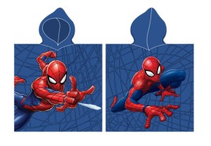 RĘCZNIK PONCHO 55x110 cm SPIDERMAN