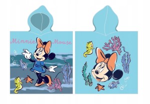 RĘCZNIK PONCHO 55x110 MYSZKA MINNIE