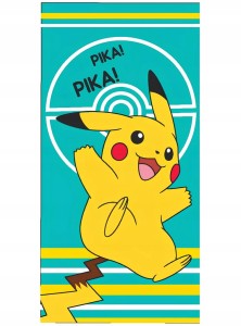 RĘCZNIK bawełniany POKEMON 70x140 cm Pikachu