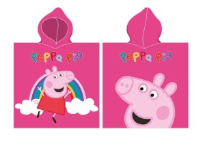 RĘCZNIK PONCHO 55x110 ŚWINKA PEPPA