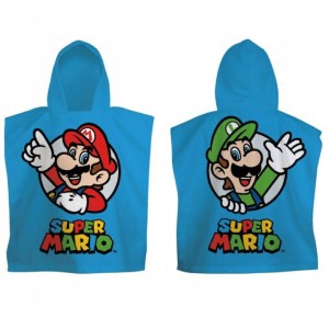 RĘCZNIK PONCHO 50x100 Seria Super Mario Bros.