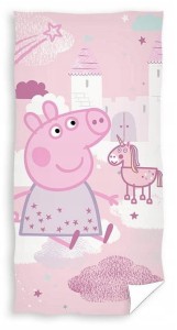 RĘCZNIK bawełniany ŚWINKA PEPPA 70x140 cm JEDNOROŻEC