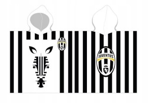 RĘCZNIK z kapturkiem PONCZO PONCHO 60x120 JUVENTUS