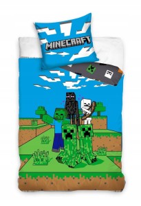 POŚCIEL bawełniana MINECRAFT 160x200 ORYGINALNA
