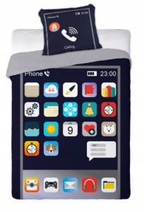 POŚCIEL bawełniana młodzieżowa 140x200 iPHONE