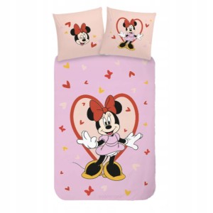 POŚCIEL dziecięca MYSZKA MINNIE 100x135 niemowlęca bawełniana