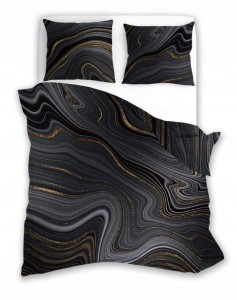 Pościel satynowa luksusowa 220x200 + 2x 70x80 cm Nobile 100% bawełna