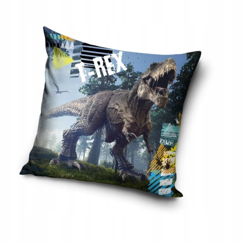 POSZEWKA na poduszkę T Rex 40x40 cm dinozaur