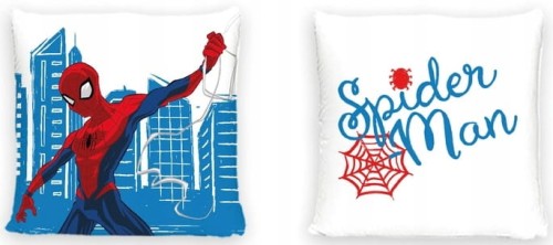 POSZEWKA pluszowa dekoracyjna na poduszkę SPIDERMAN 40x40 cm WELWET MARVEL