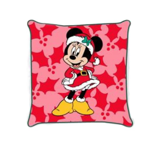 POSZEWKA pluszowa dekoracyjna na poduszkę MYSZKA MINNIE 40x40 cm WELWET