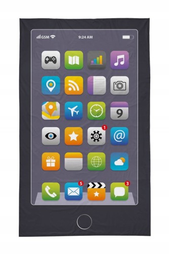 RĘCZNIK ręczniczek z ZAWIESZKĄ TELEFON 30x50 cm