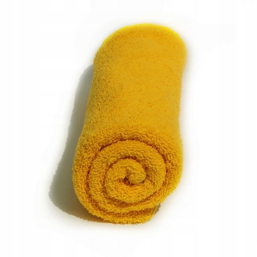 RĘCZNIK bawełniany ŻÓŁTY 70x140 cm FROTTE