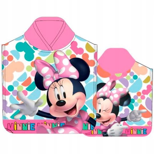 RĘCZNIK PONCHO 50x100 MYSZKA MINNIE
