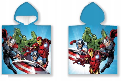 RĘCZNIK PONCHO 50x110 AVENGERS MARVEL