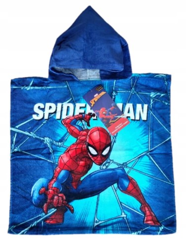 RĘCZNIK PONCHO 50x100 Spiderman SPIDER-MAN